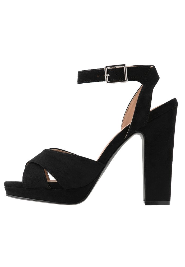 Sandales Anna Field High Noir Femme | QCW-4723422